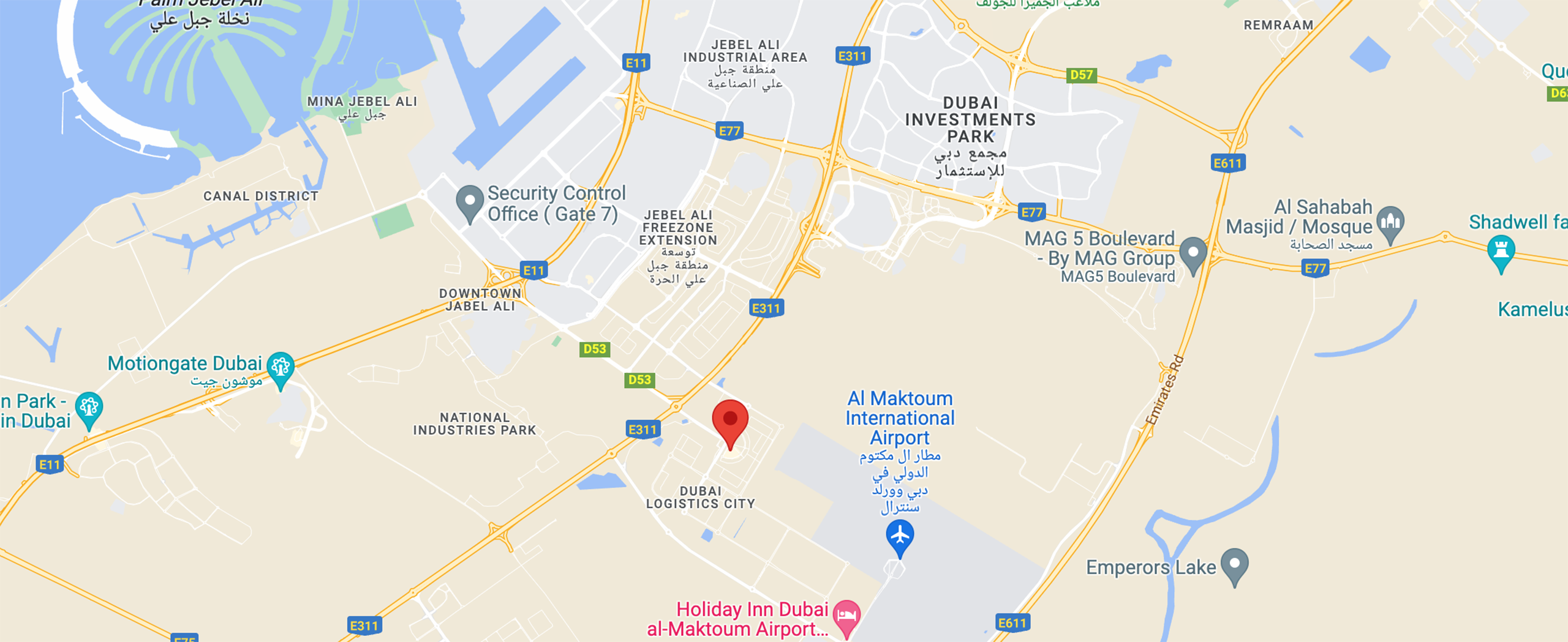 Tappy Toes Dubai South HQ location