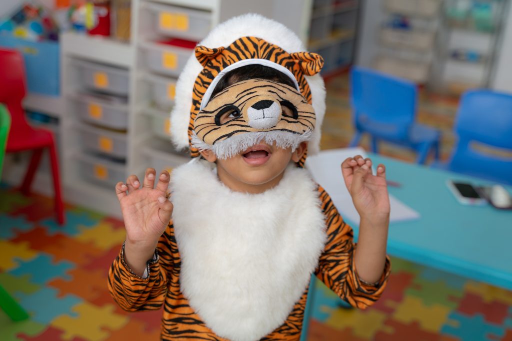 kids halloween tiger costome